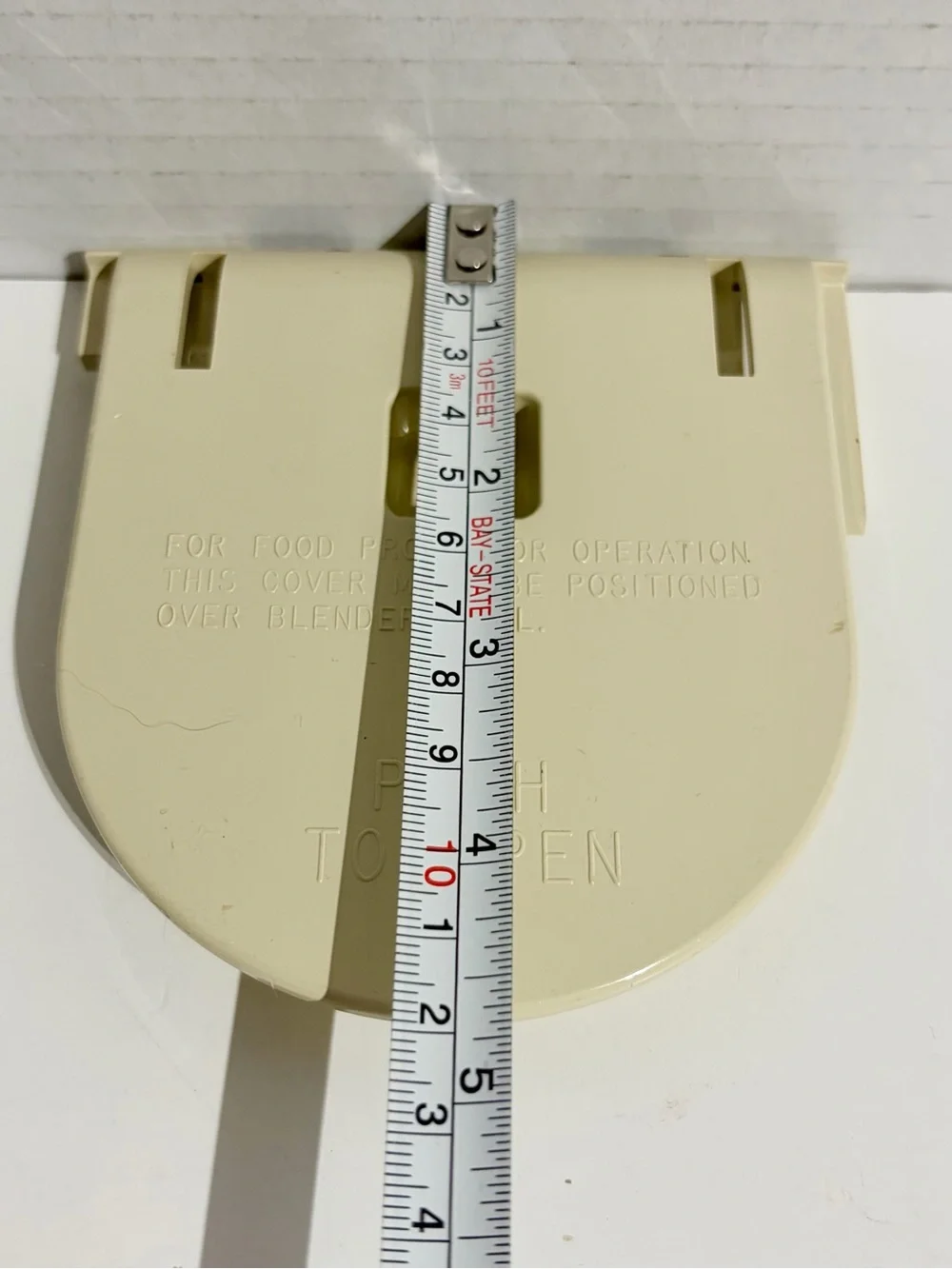Sears Counter Craft Food Processor Series 400 Blender Well Cover Replacement VTG